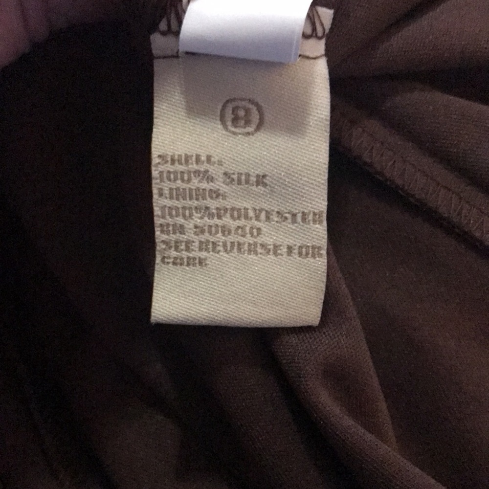 ✨vintage✨ 100% Silk Dress.‎ Size 8 - Picture 9 of 9